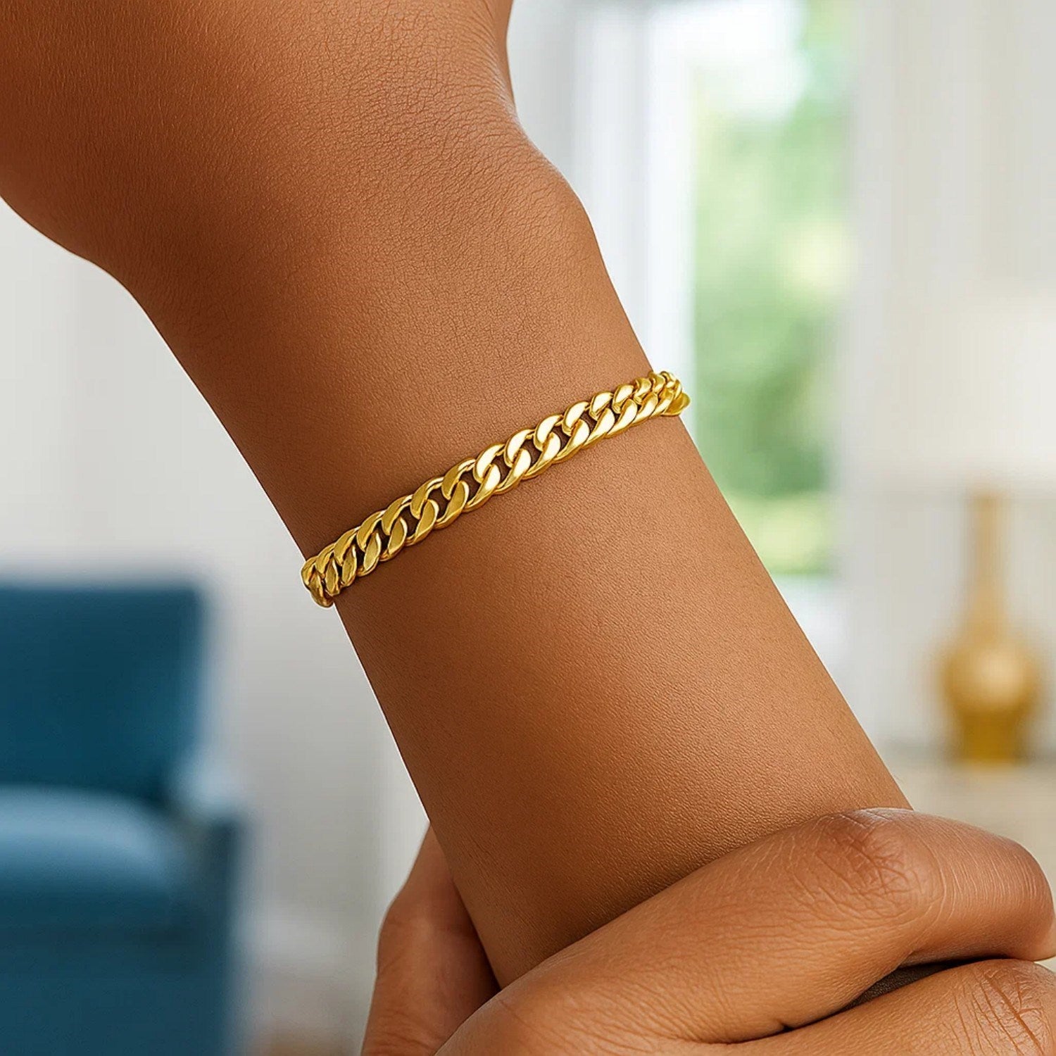 14K Yellow Gold Cuban Link Bracelet (5.90mm) – True Pure Gold