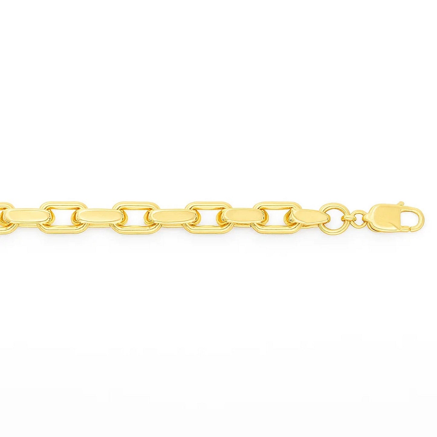 14k Yellow Gold French Cable Chain Bracelet  (3.60 mm)