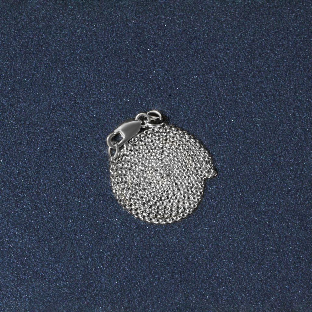 14K White Gold Diamond Cut Rolo Chain – 1.10mm, Solid Gold