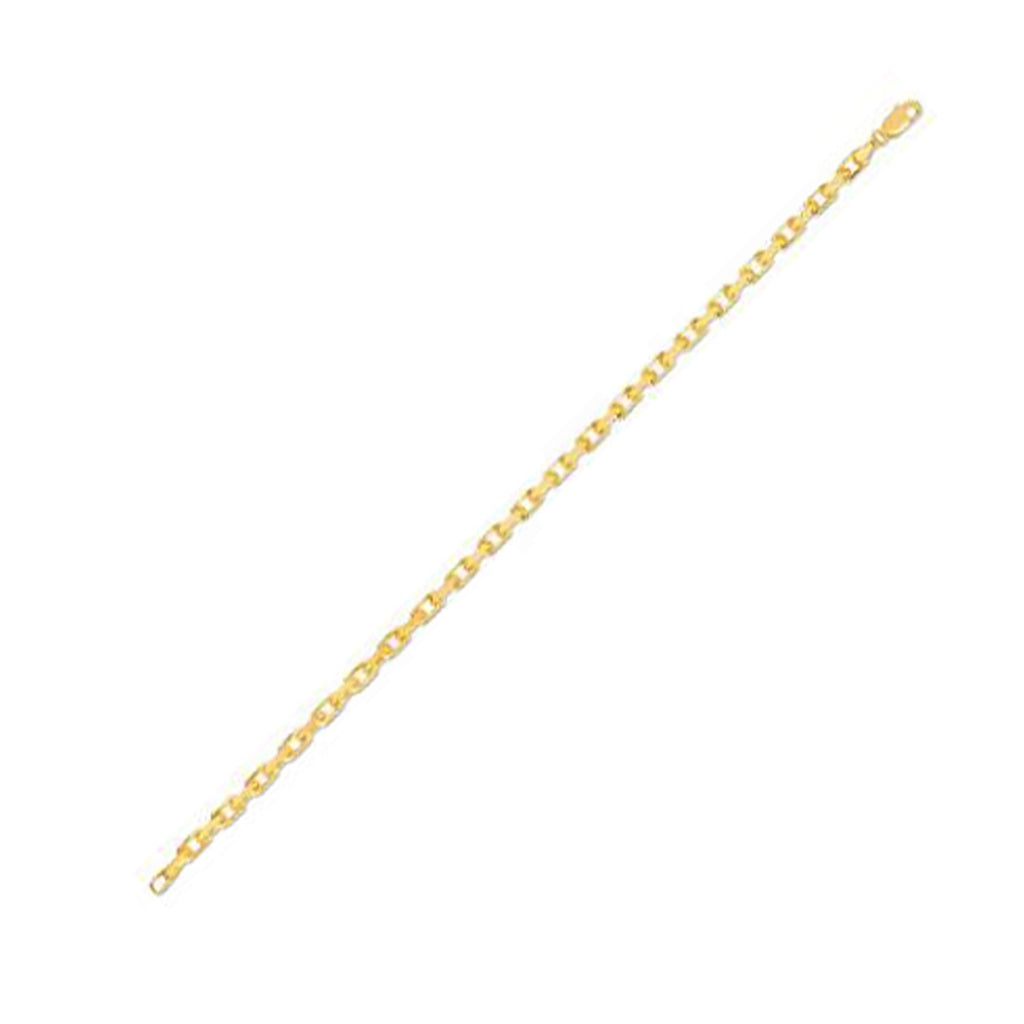 14K Yellow Gold French Cable Chain Necklace (3.60mm) – True Pure Gold