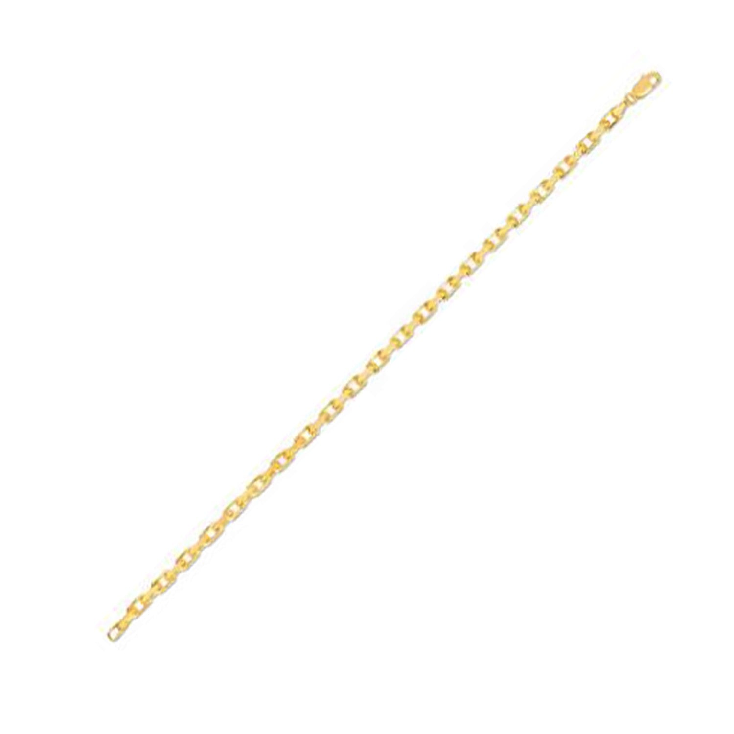 14K Yellow Gold French Cable Chain Necklace (3.60mm) – True Pure Gold