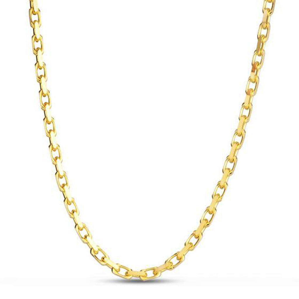 14K Yellow Gold French Cable Chain Necklace (3.60mm) – True Pure Gold