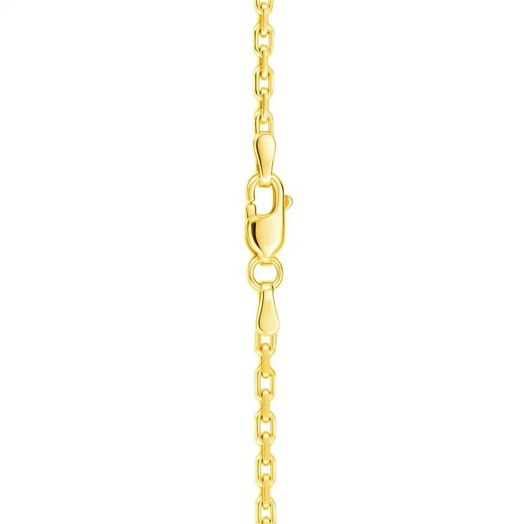 14K Yellow Gold French Cable Chain Necklace (3.60mm) – True Pure Gold