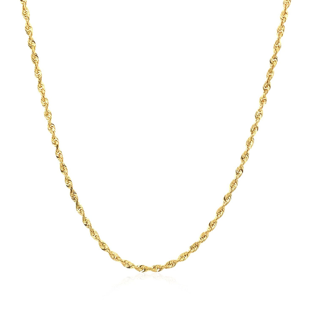14K Yellow Gold Light Rope Chain (1.50mm)
