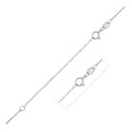 14K White Gold Double Extendable Box Chain Necklace (0.51mm) – True Pure Gold