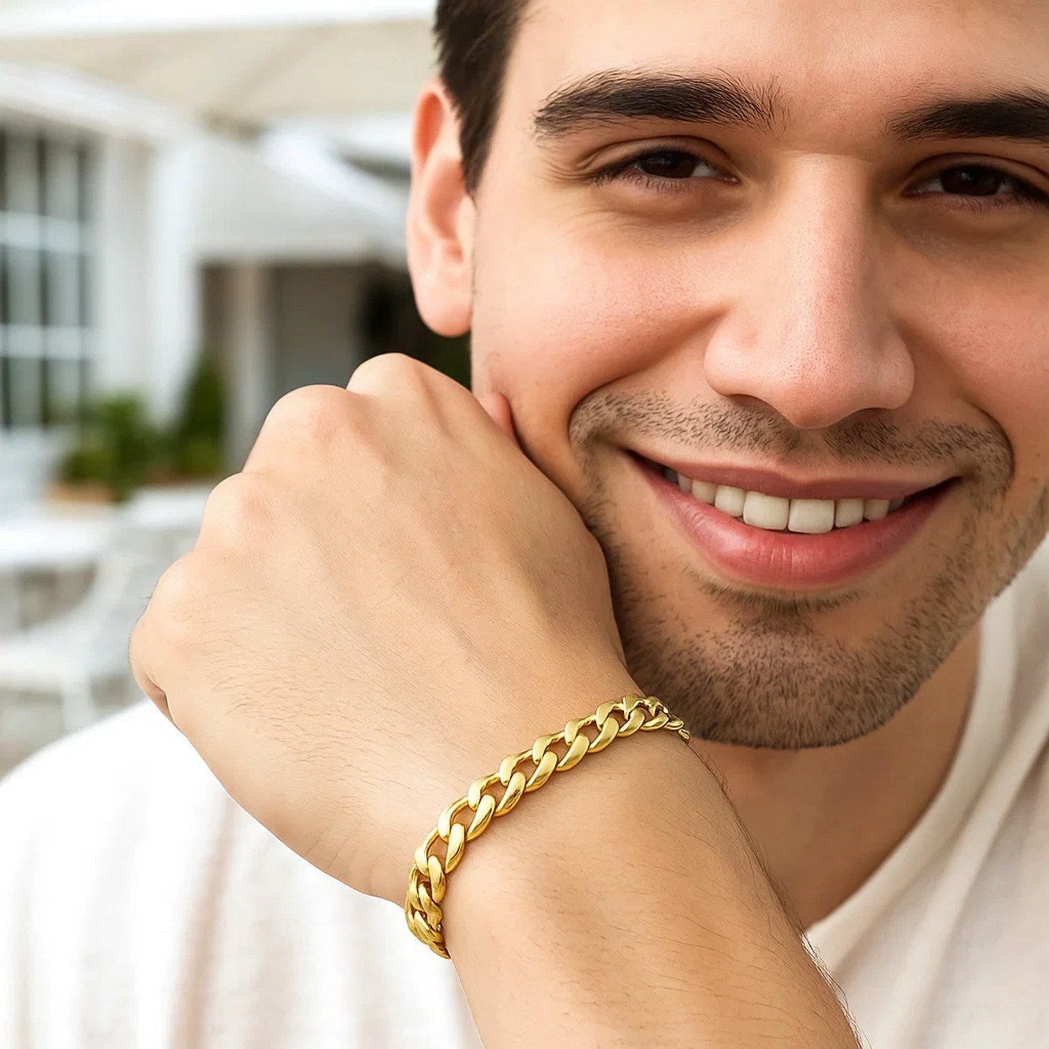 10K Yellow Gold Light Miami Cuban Bracelet (8.00mm) – True Pure Gold