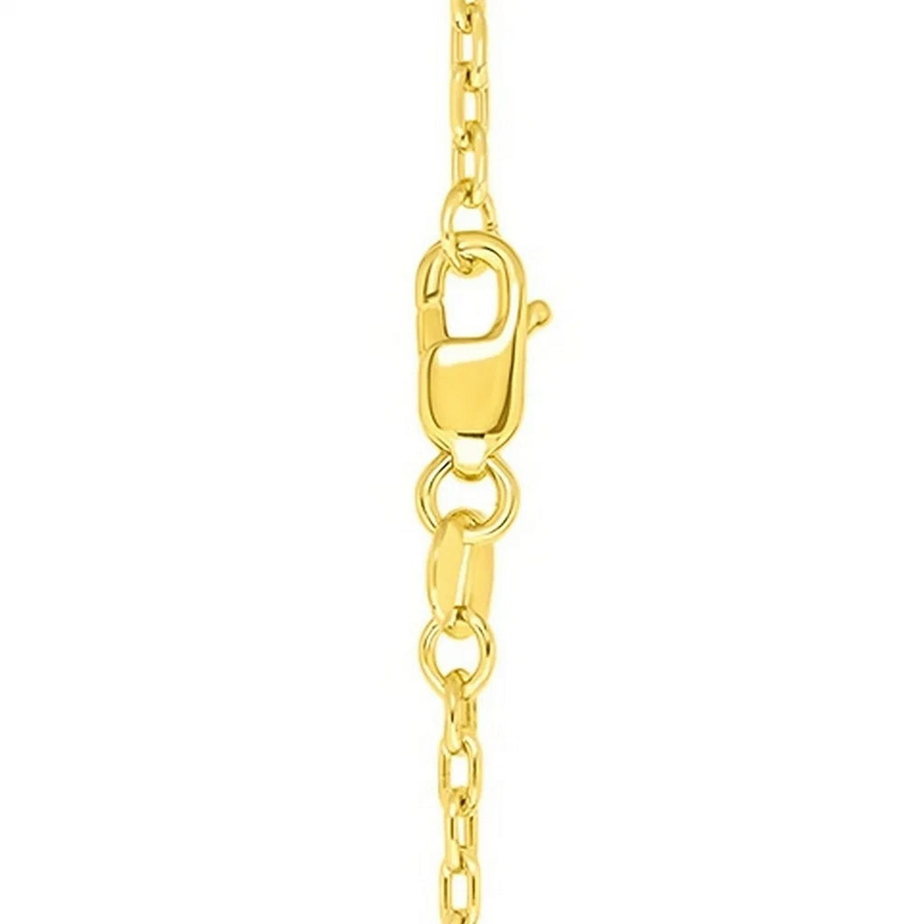 14K Yellow Gold French Cable Chain Necklace (1.30 mm)