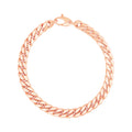 14K Rose Gold Cuban Link Bracelet (5.90mm) – True Pure Gold