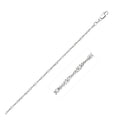 14K White Gold Singapore Chain 1.80mm | Solid Gold, Lobster Clasp