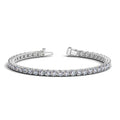 14K White Gold Lab Grown Diamond Tennis Bracelet – 8 Carat – F/G VS2/SI1