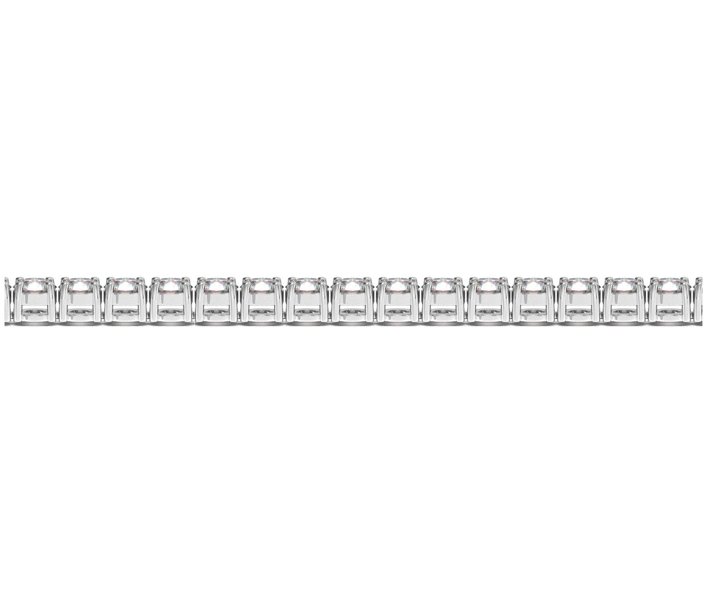 14K White Gold Lab-Grown Diamond Tennis Bracelet – 8 ctw, F/G, VS2/SI1
