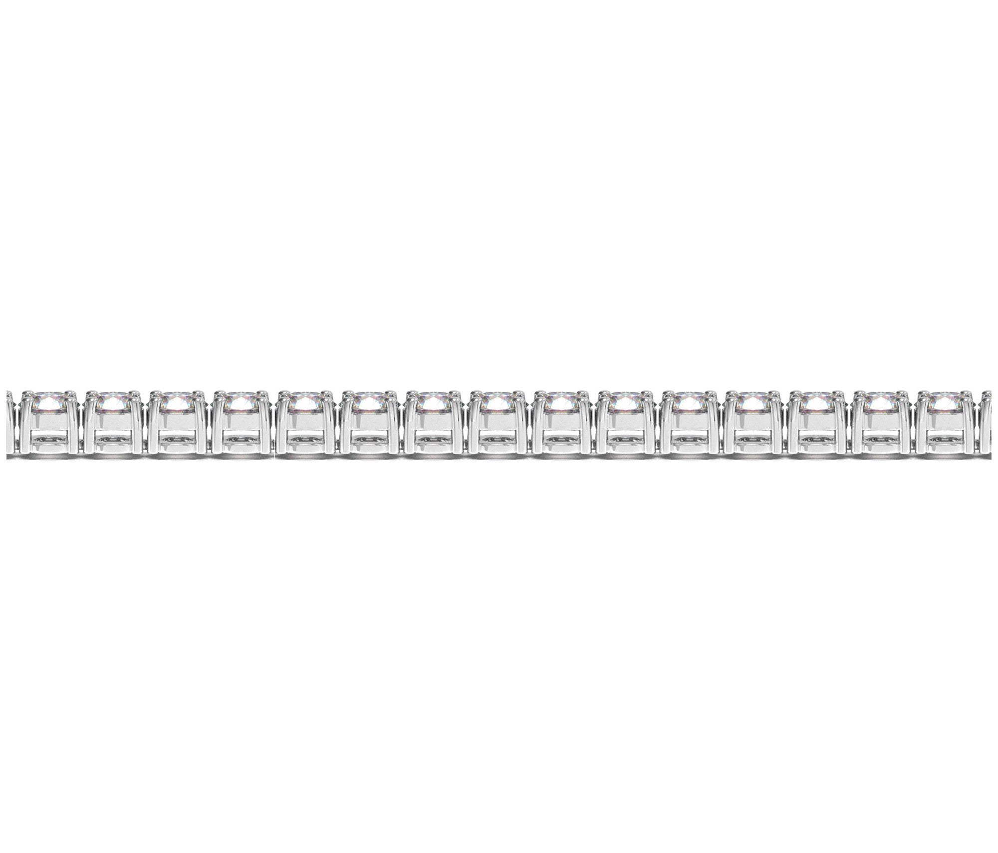14K White Gold Lab-Grown Diamond Tennis Bracelet – 8 ctw, F/G, VS2/SI1