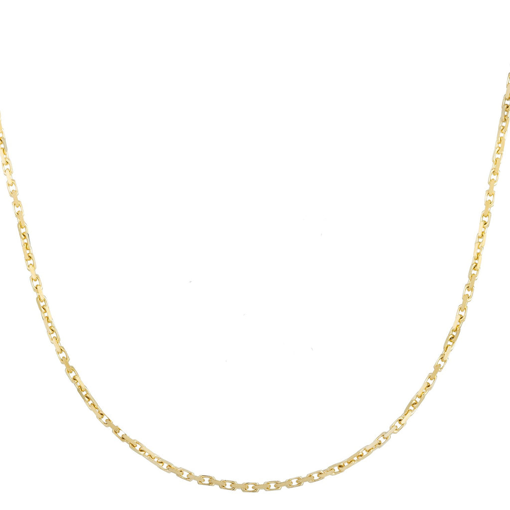 14K Yellow Gold French Cable Chain Necklace (1.90mm) – True Pure Gold