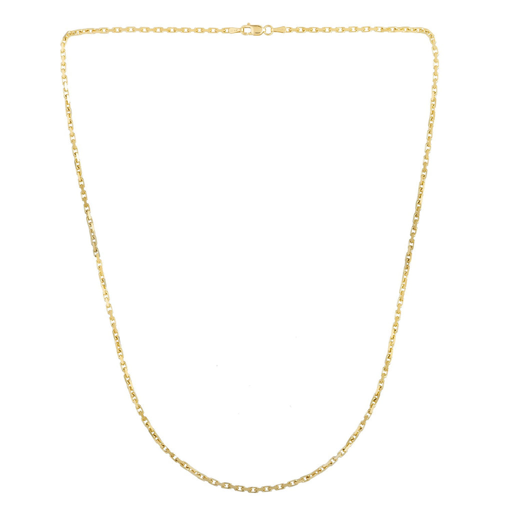 14K Yellow Gold French Cable Chain Necklace (1.90mm) – True Pure Gold