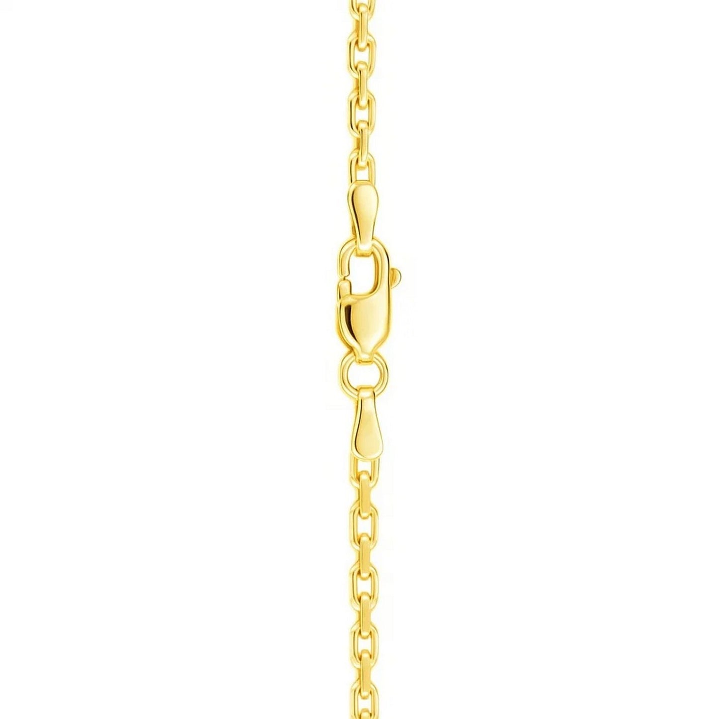 14K Yellow Gold French Cable Chain Necklace (1.90 mm)