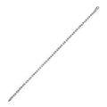 14K White Gold French Cable Chain Necklace (2.50mm) – True Pure Gold