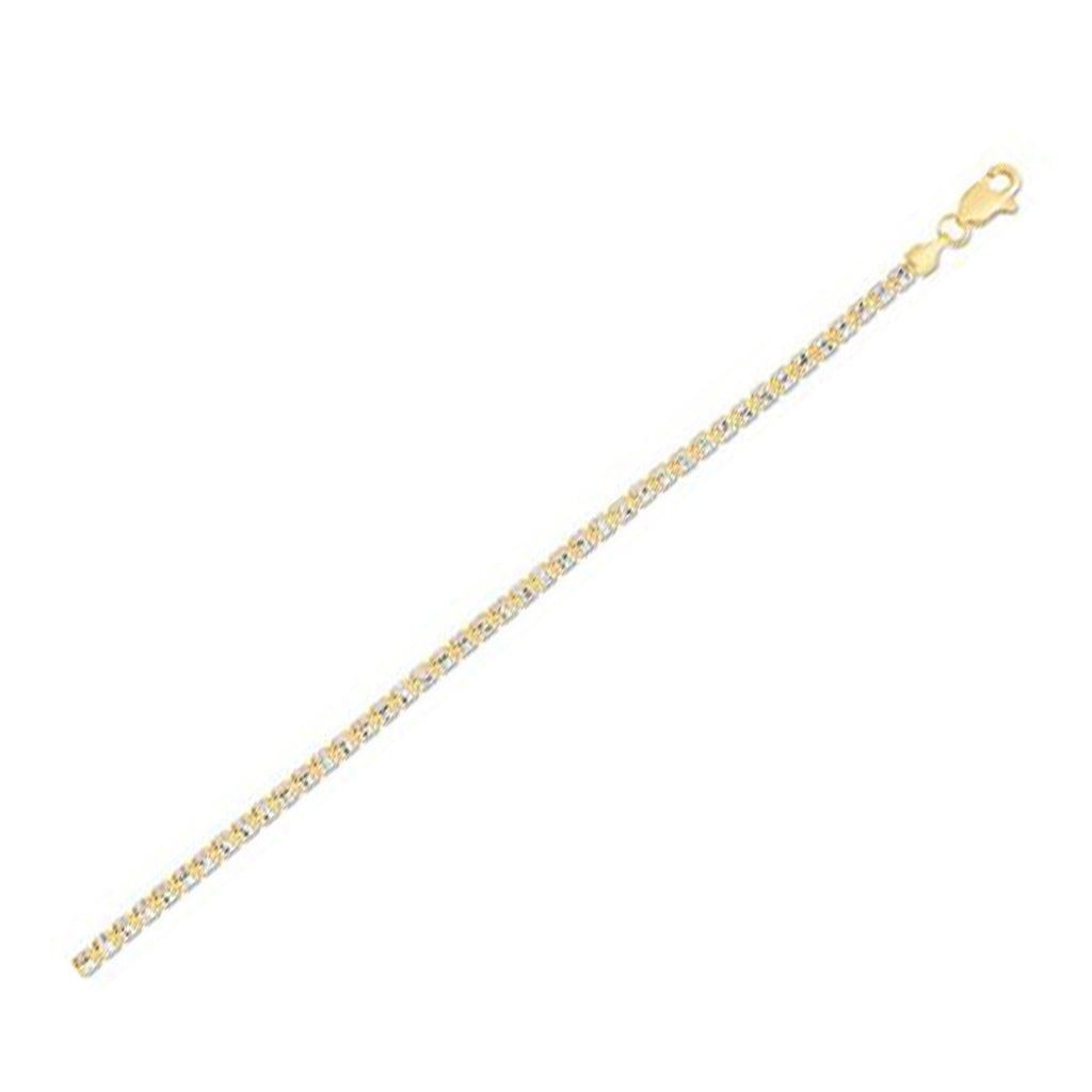 14K Yellow Gold Ice Barrel Link Chain (2.70 mm)