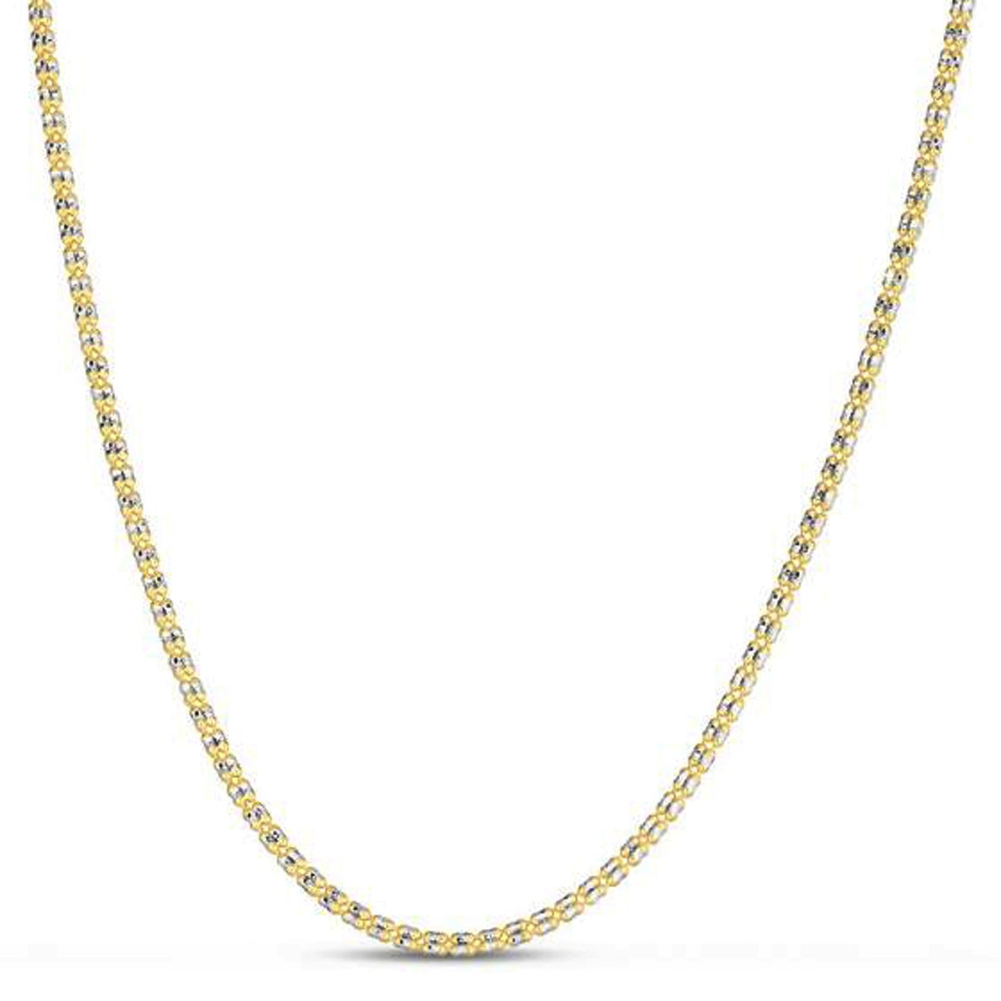 Ice Barrel Chain in 14K Yellow Gold (2.70mm)
