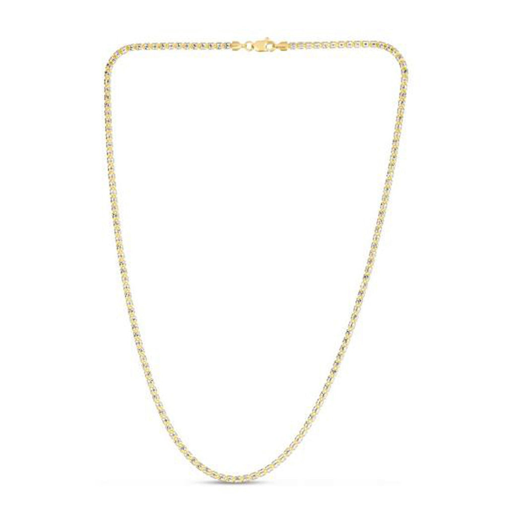 Ice Barrel Chain in 14K Yellow Gold (2.70mm)