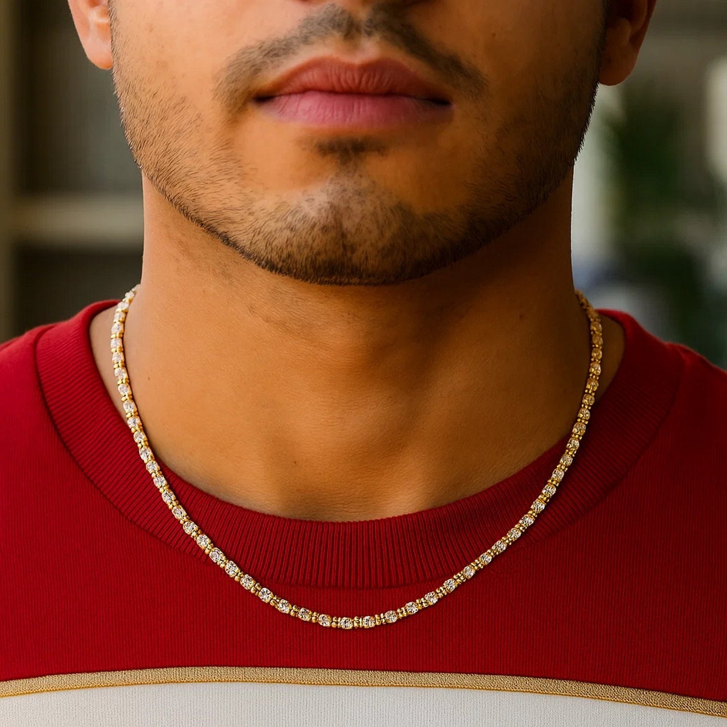 14K Yellow Gold Ice Barrel Link Chain (2.70 mm)