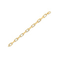 14K Yellow Gold Unisex French Cable Link Bracelet – 9.00mm – 14K Gold
