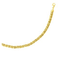 14K Yellow Gold Byzantine Link Bracelet (6.00mm)