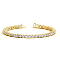 14K Yellow Gold Lab-Grown Diamond Tennis Bracelet (8 ctw, F/G, VS2/SI1)