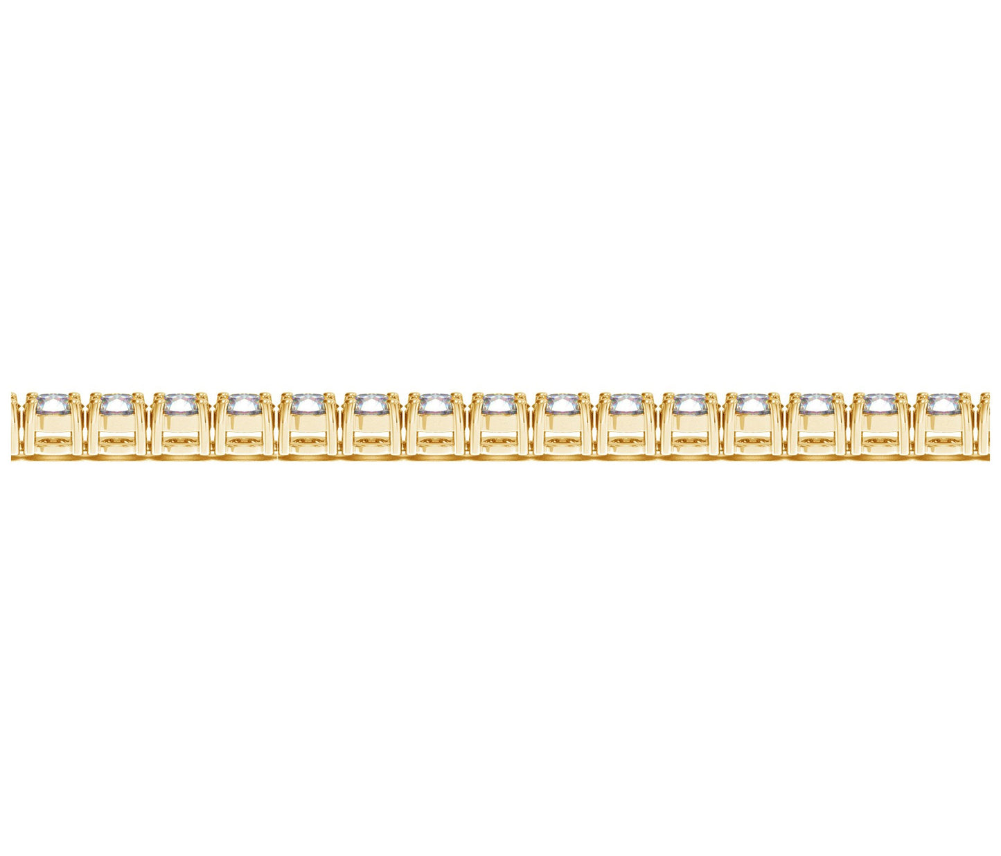 14K Yellow Gold Lab-Grown Diamond Tennis Bracelet (8 ctw, F/G, VS2/SI1)