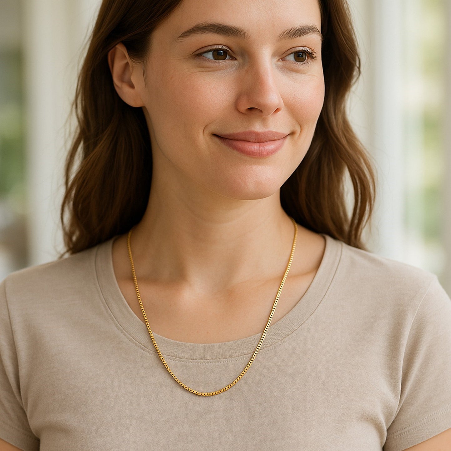 10K Yellow Gold Classic Box Chain (1.40mm)