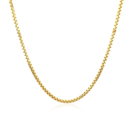 10K Yellow Gold Classic Box Chain (1.40mm)
