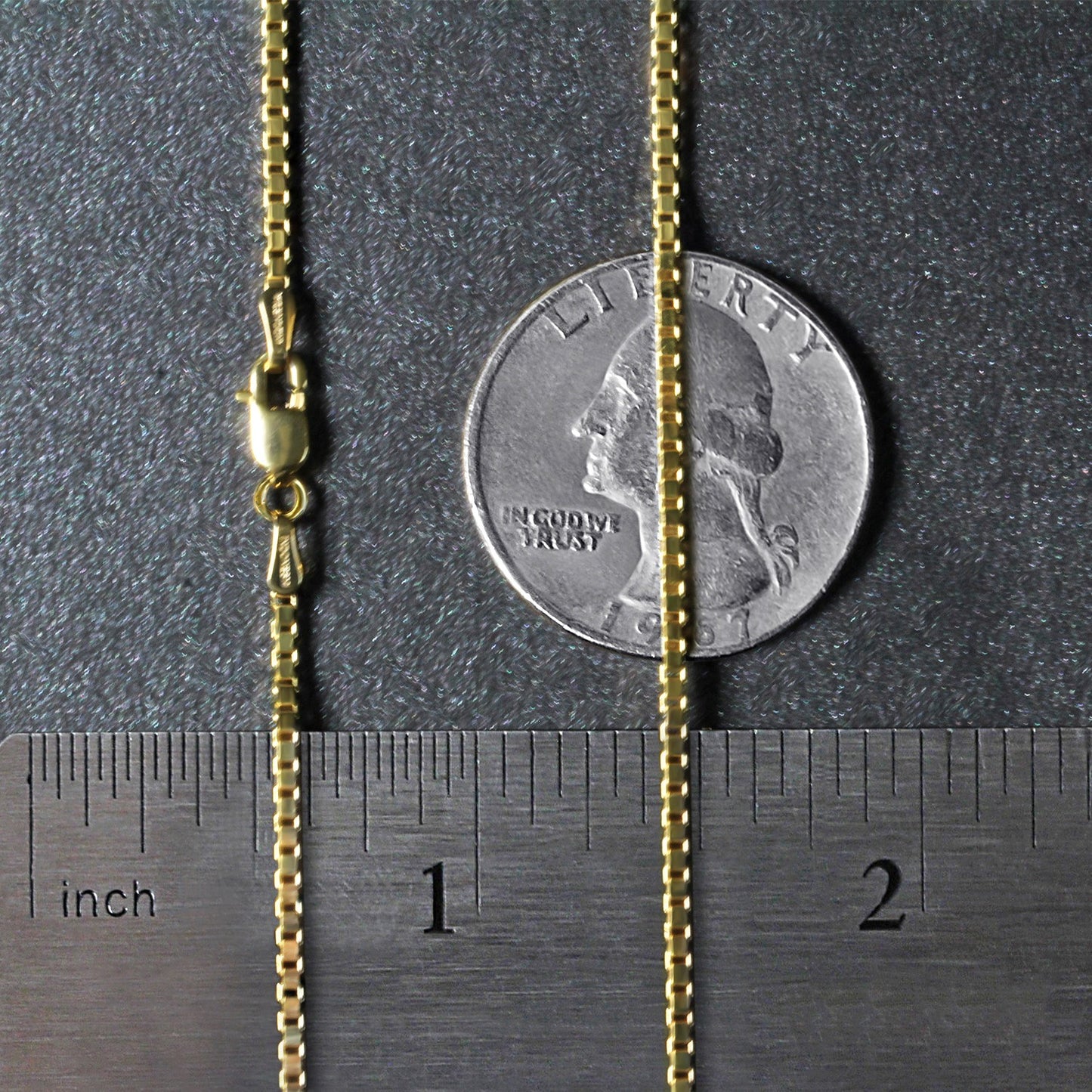 10K Yellow Gold Classic Box Chain (1.40mm)