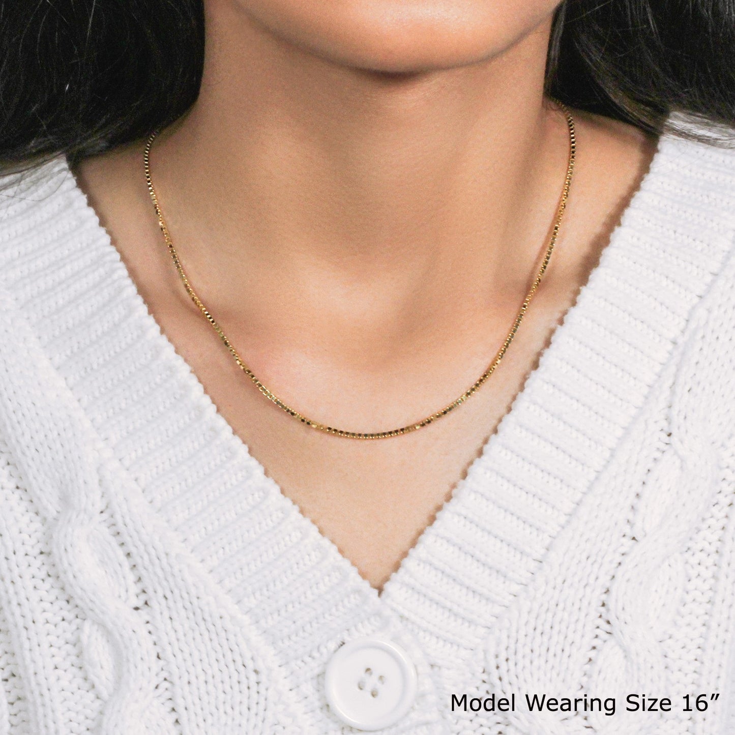 10K Yellow Gold Classic Box Chain (1.40mm)