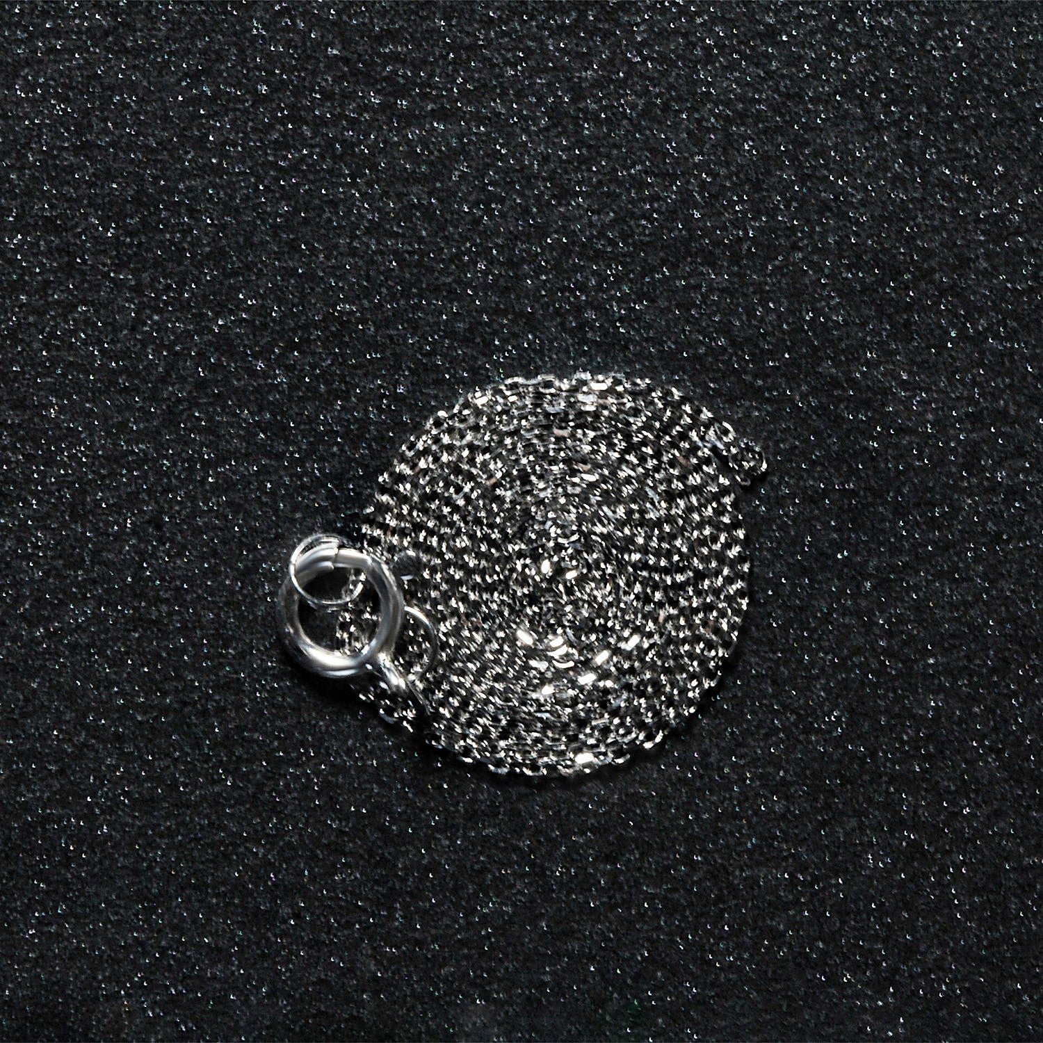 14K White Gold Diamond Cut Cable Link Chain (0.68mm)
