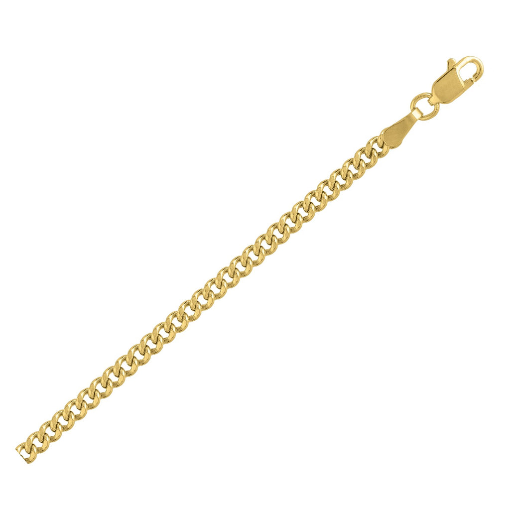 14K Yellow Gold Light Gourmette Chain (2.80 mm)