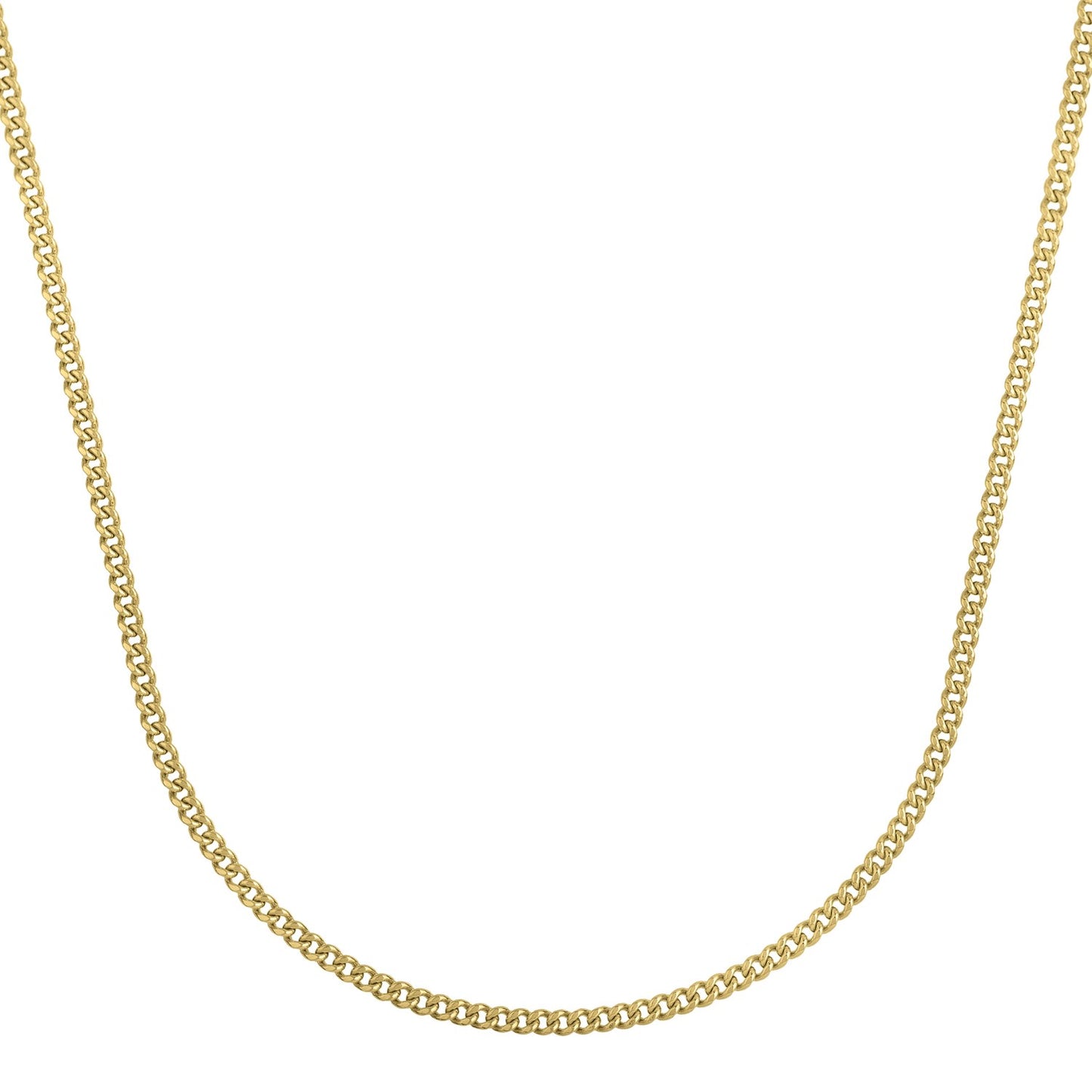 14K Yellow Gold Light Gourmette Chain (2.80 mm)