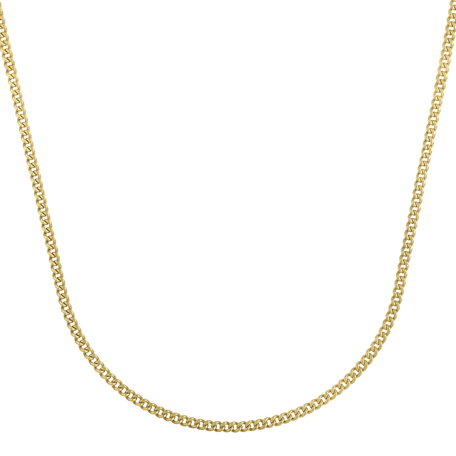 14K Yellow Gold Light Gourmette Chain (2.80 mm)