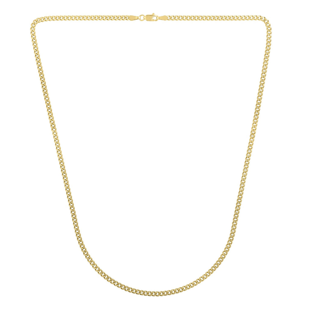 14K Yellow Gold Light Gourmette Chain (2.80 mm)