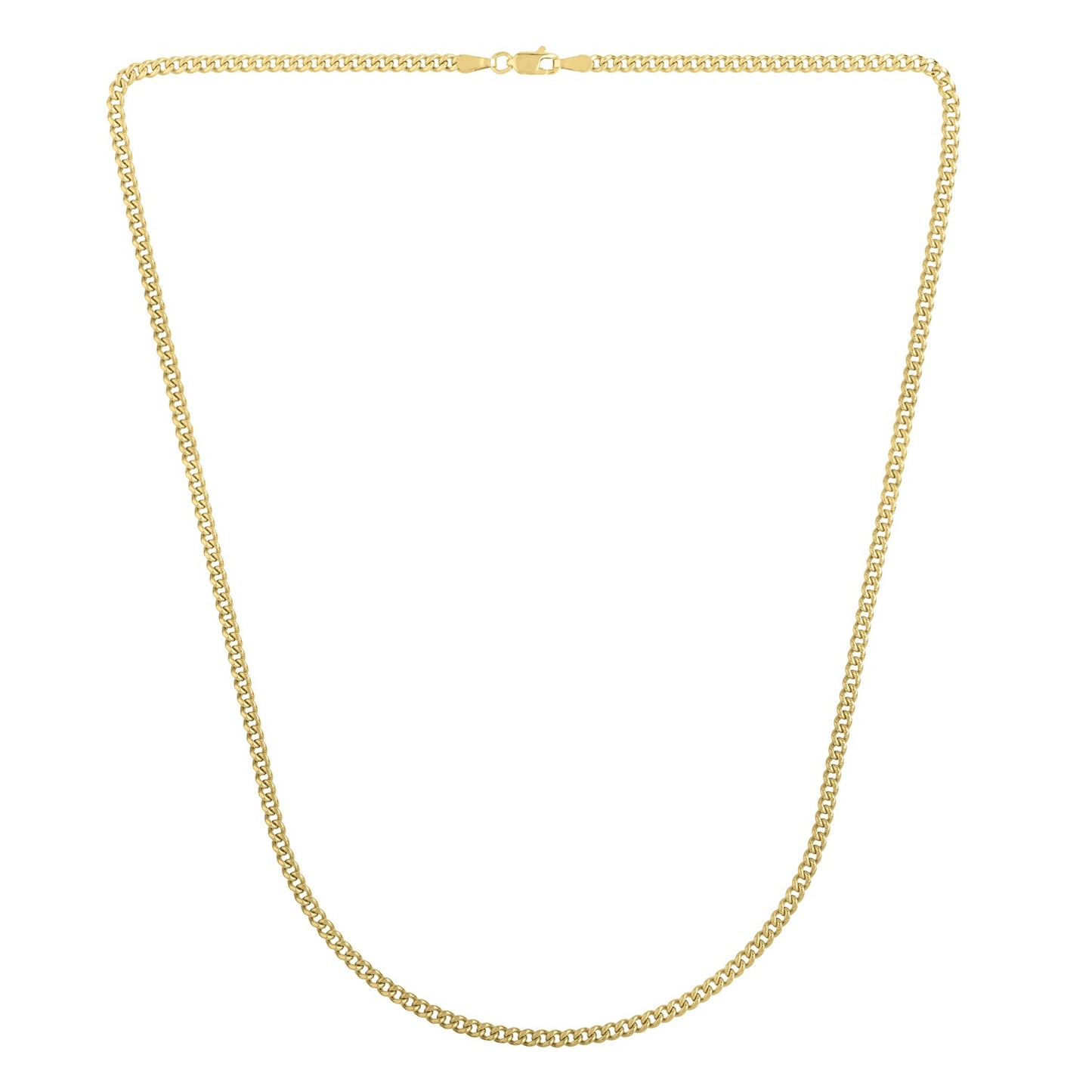 14K Yellow Gold Light Gourmette Chain (2.80 mm)