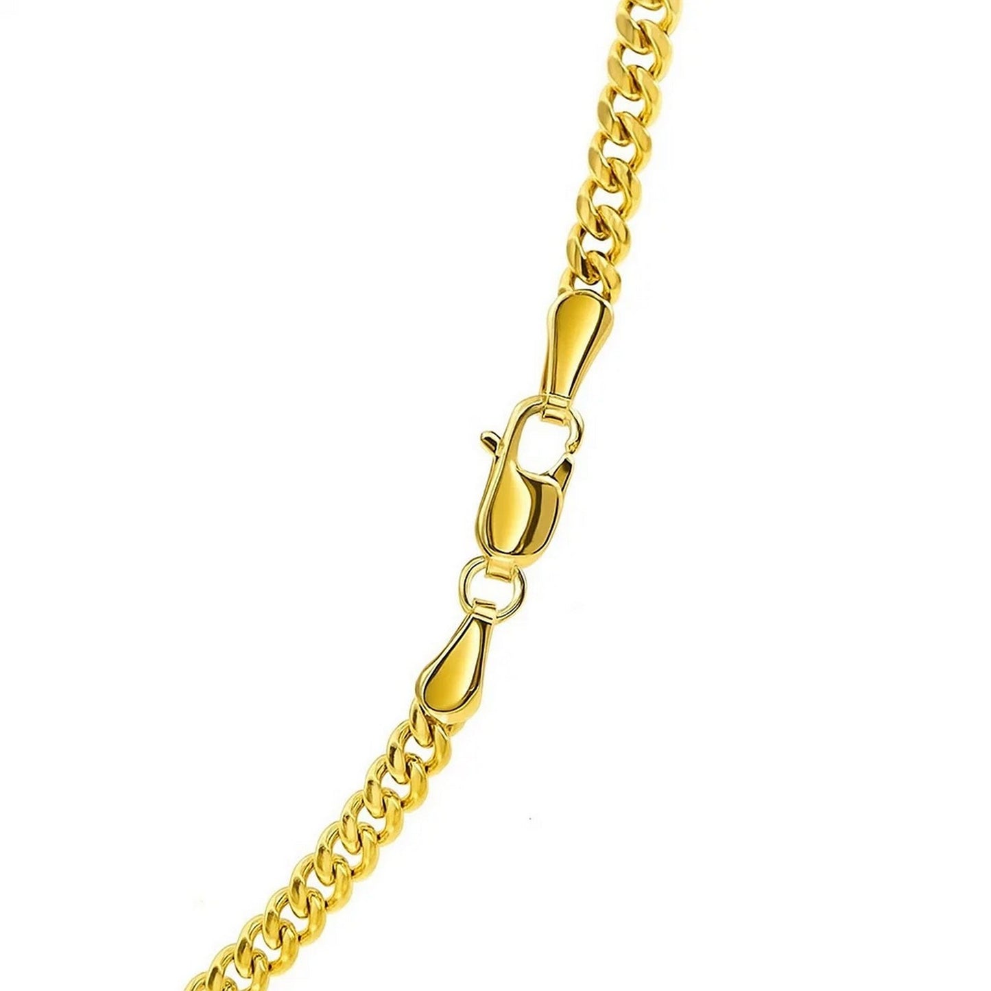 14K Yellow Gold Light Gourmette Chain (2.80 mm)