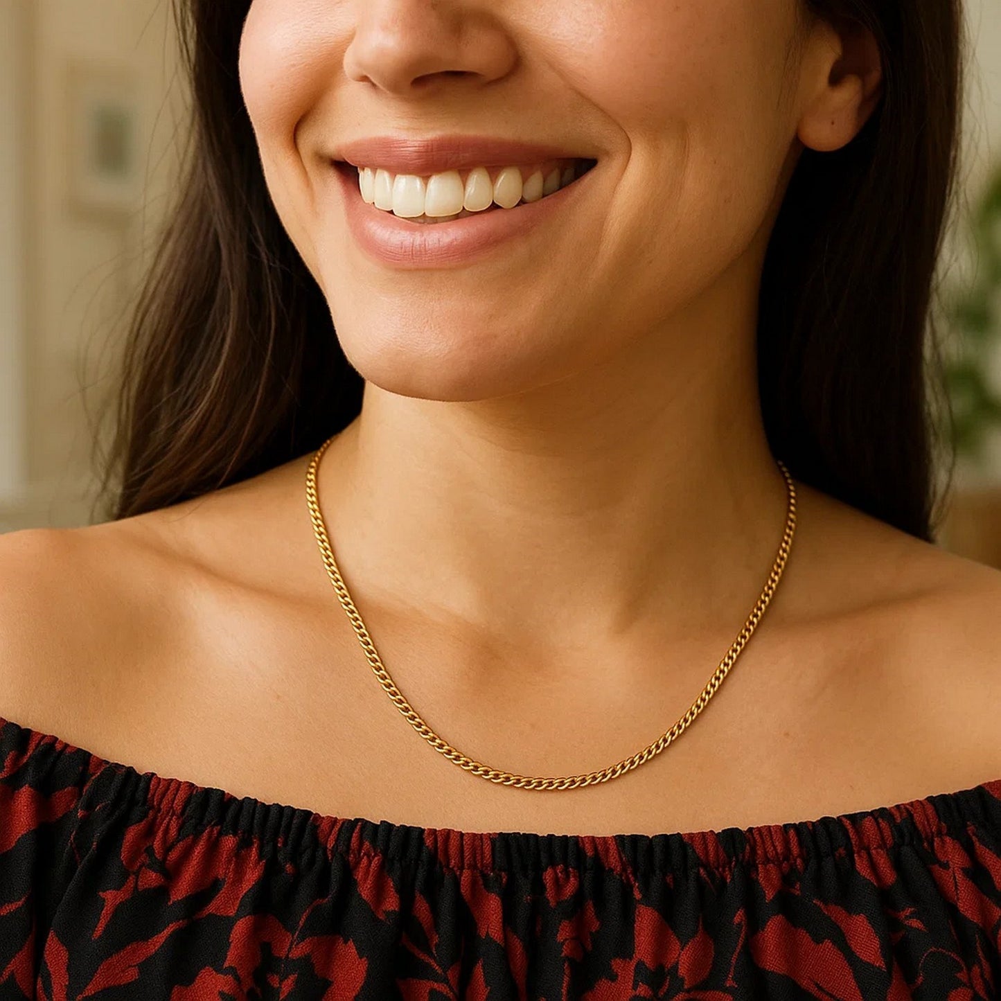 14K Yellow Gold Light Gourmette Chain (2.80 mm)