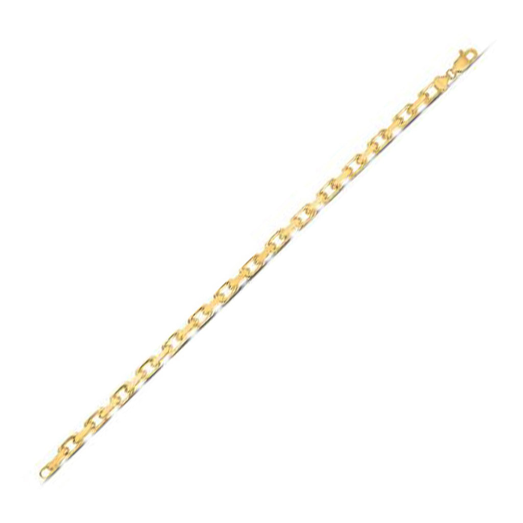14K Yellow Gold French Cable Link Chain (4.80 mm)