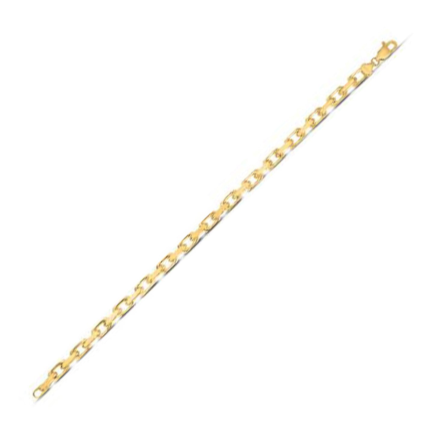 14K Yellow Gold French Cable Link Chain (4.80 mm)