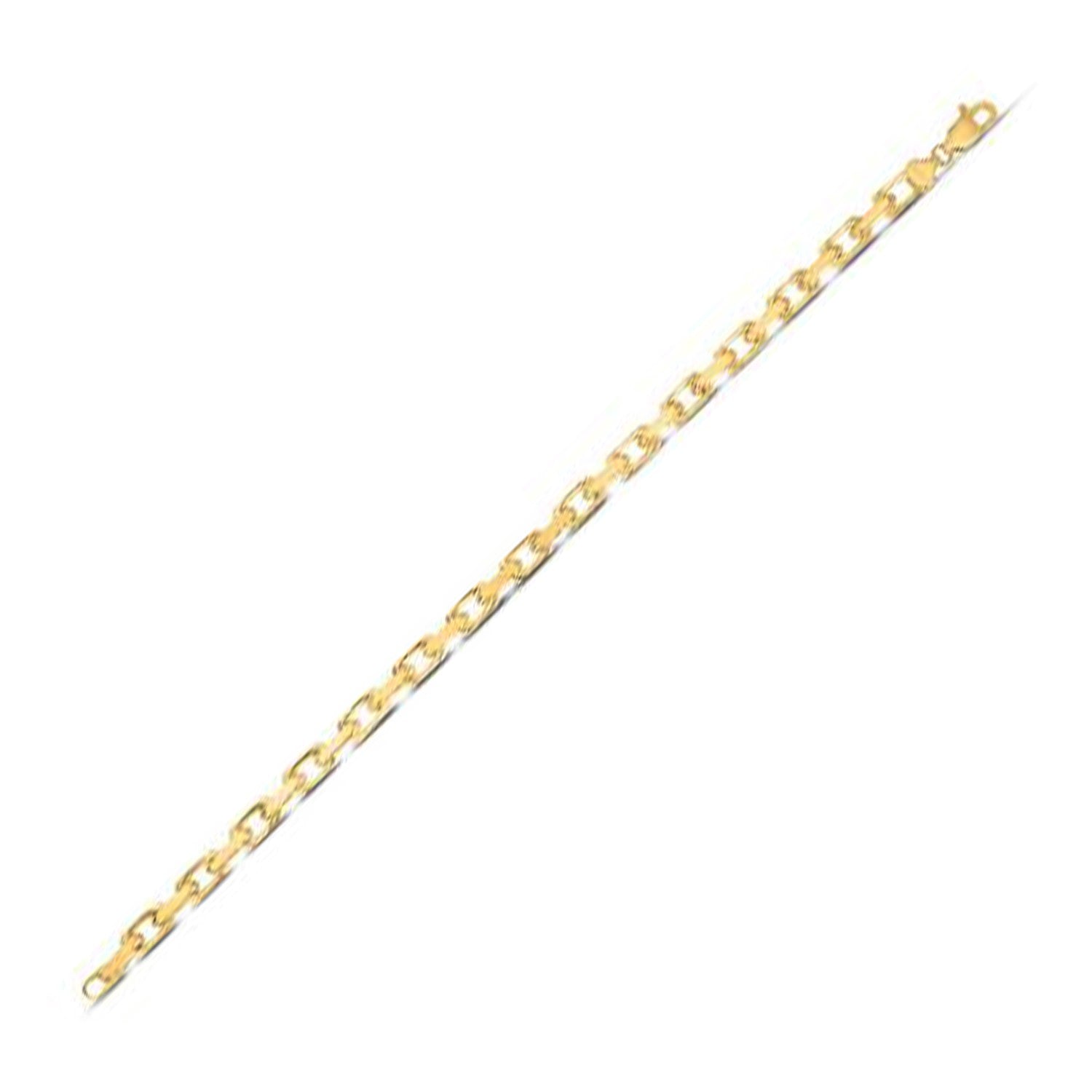 14K Yellow Gold French Cable Link Chain (4.80 mm)