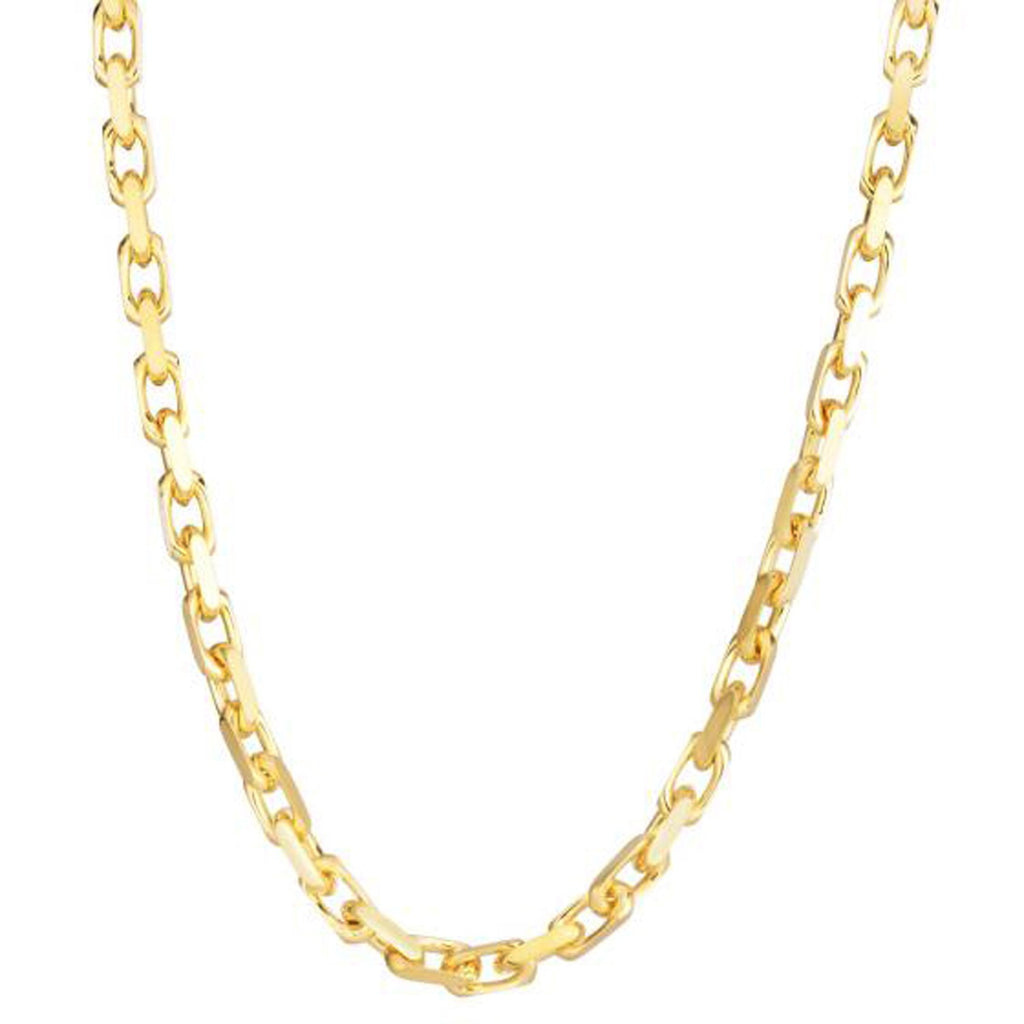 14K Yellow Gold French Cable Link Chain (4.80 mm)
