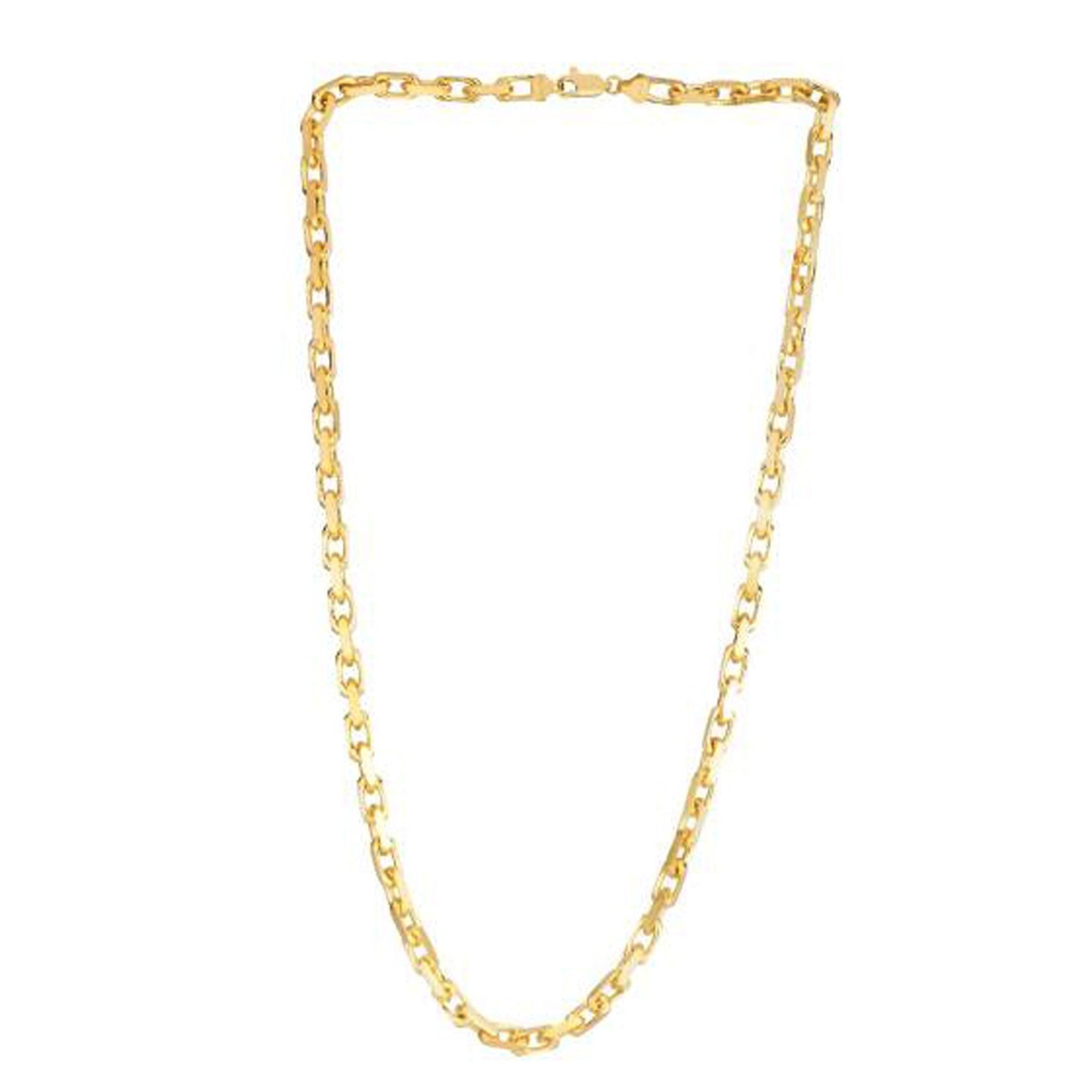 14K Yellow Gold French Cable Link Chain (4.80 mm)