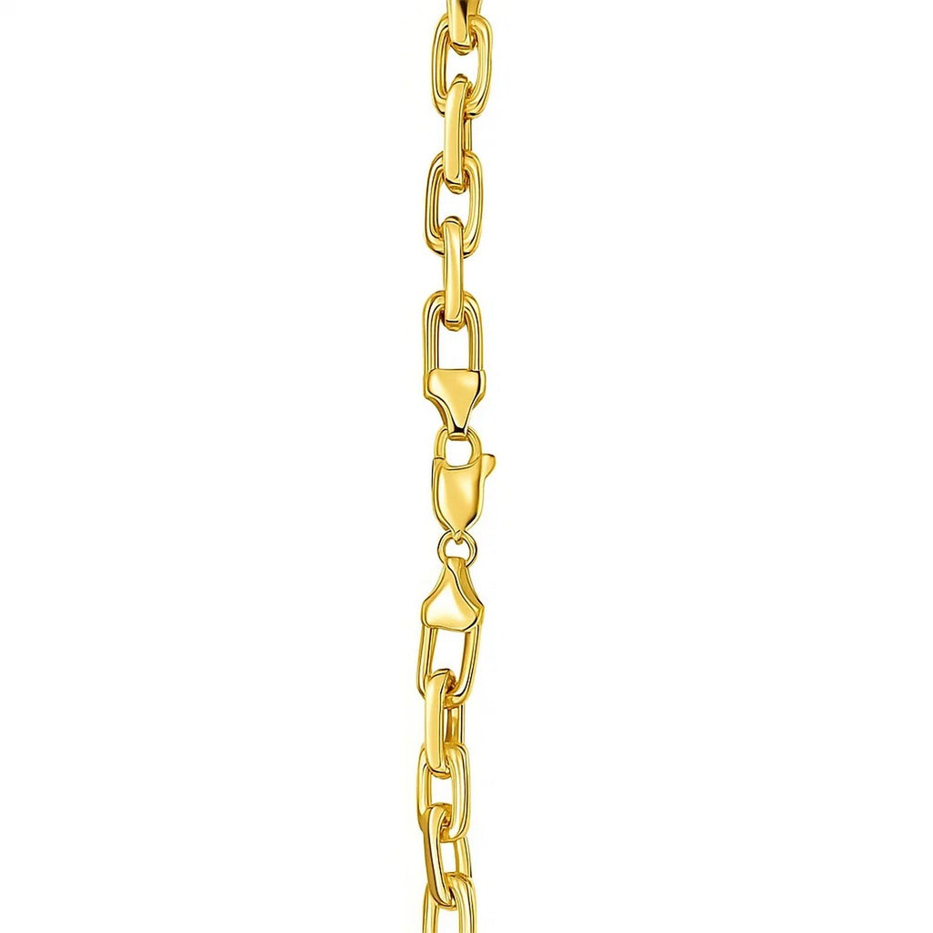 14K Yellow Gold French Cable Link Chain (4.80 mm)