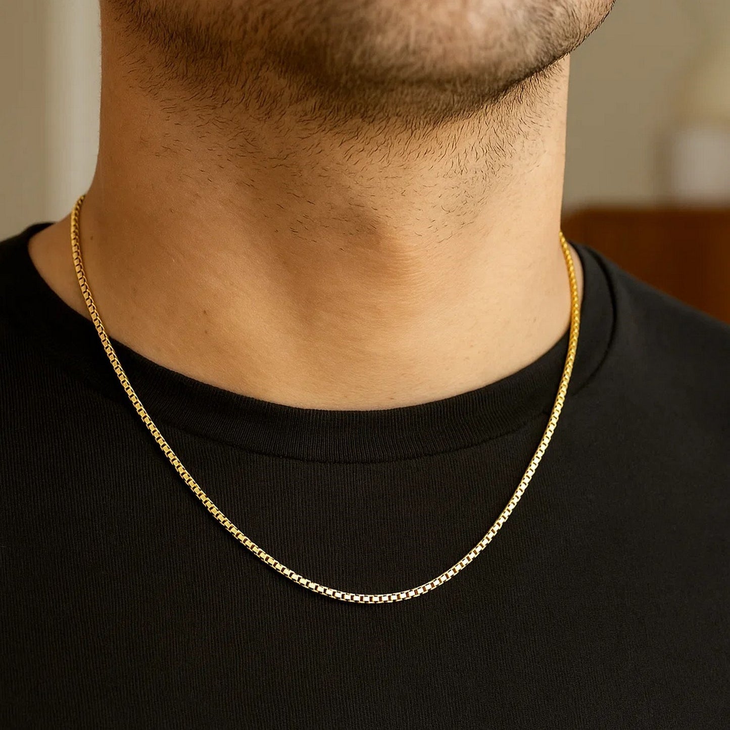 14K Yellow Gold Classic Box Chain (1.70mm)