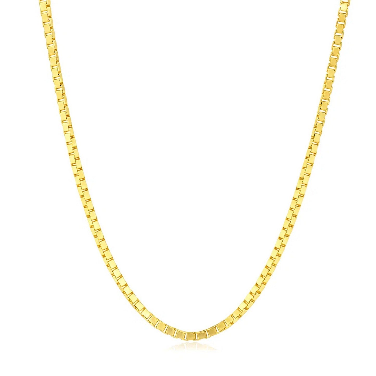 14K Yellow Gold Classic Box Chain (1.70mm)