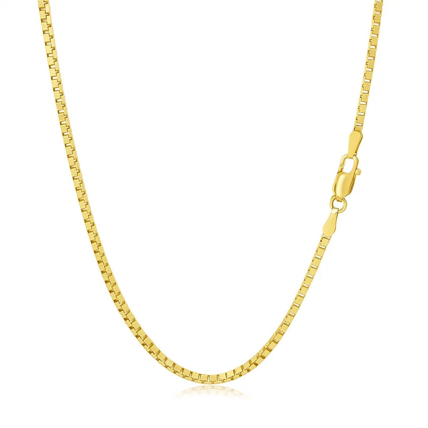 14K Yellow Gold Classic Box Chain (1.70mm)