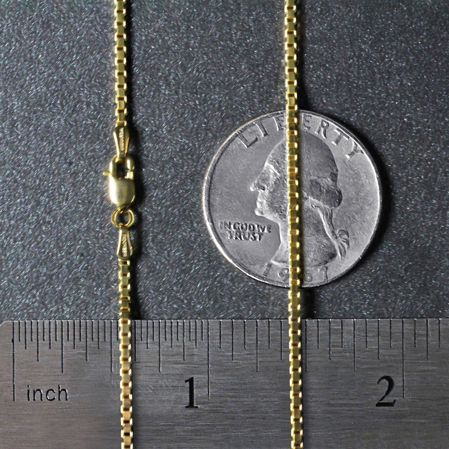 14K Yellow Gold Classic Box Chain (1.70mm)